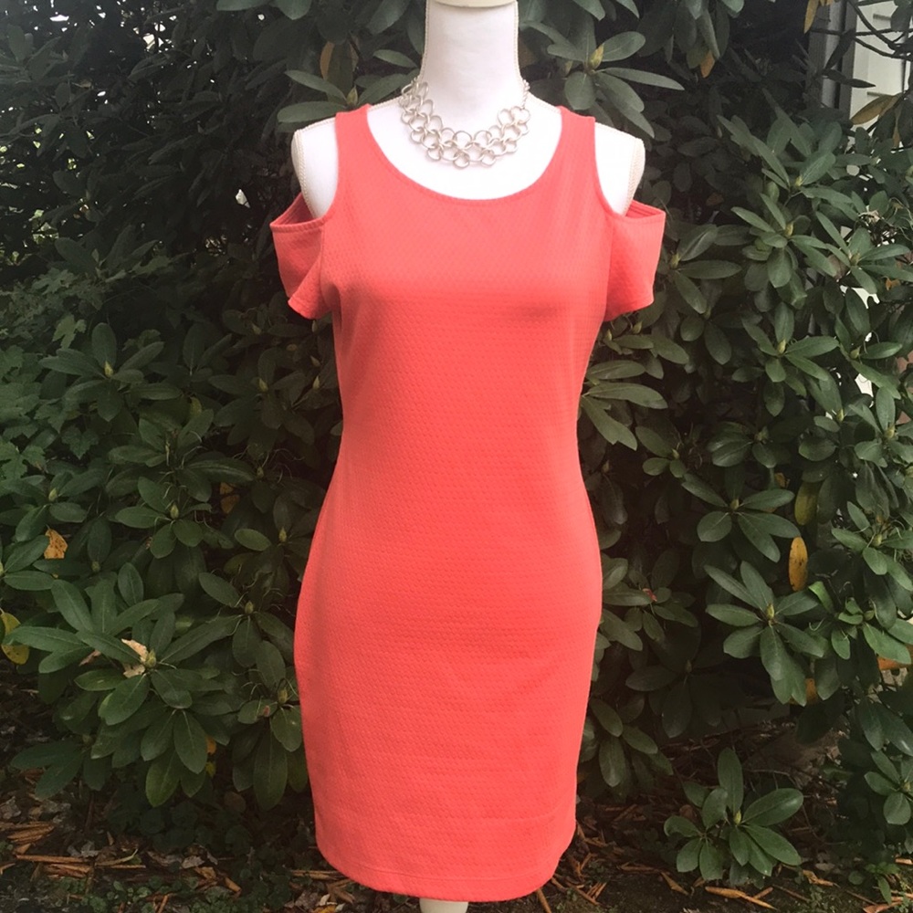 Guess Sz M Tank Dress w Peekaboo Cap Sleeves